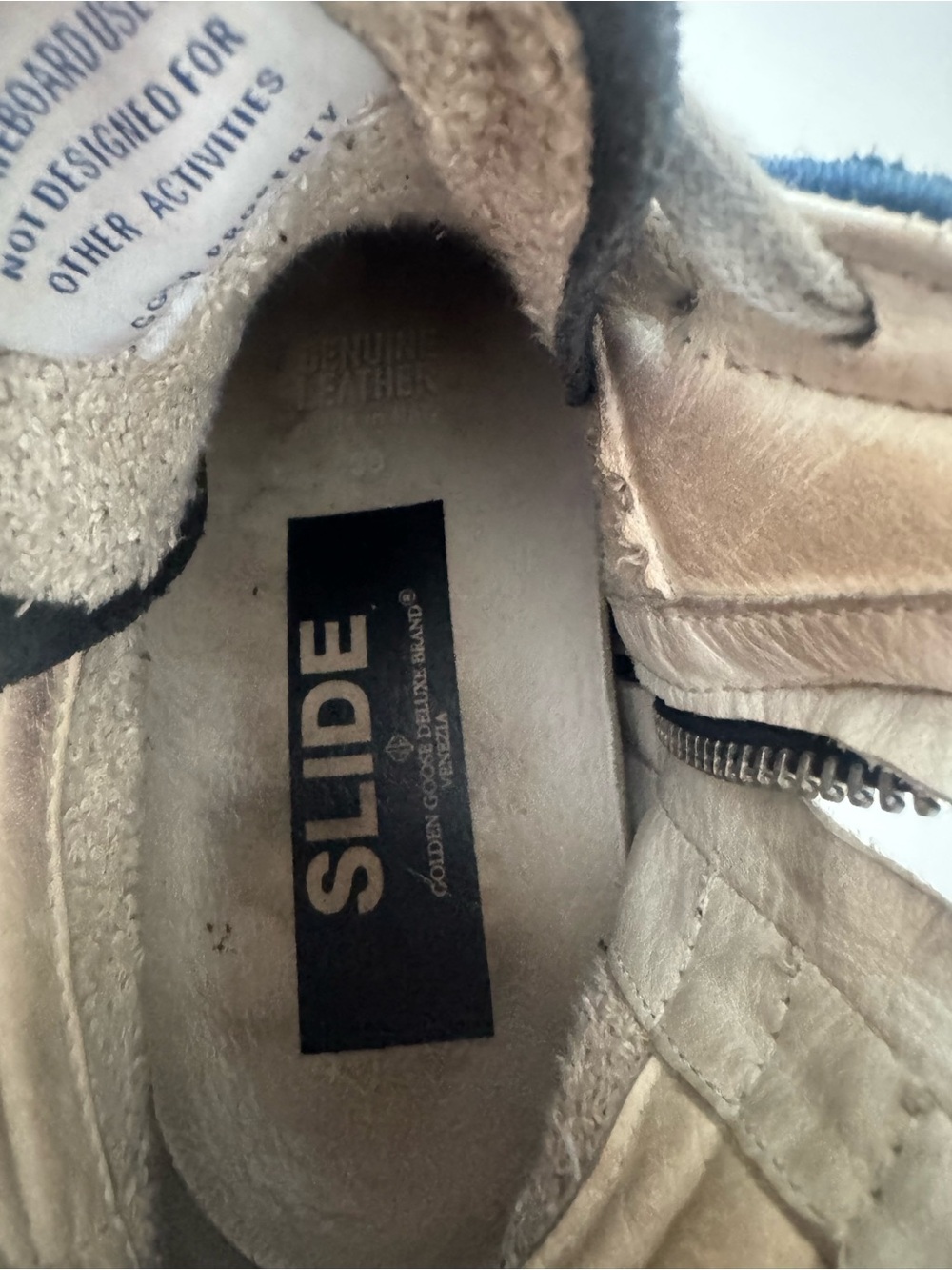 Authentic golden goose High-Top Sneakers in Navy and White - Picture 4 of 4